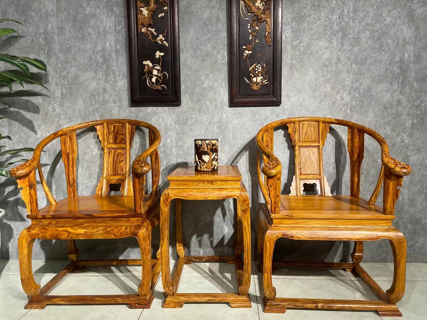 |红木家具中的瑰宝——黄花梨皇宫椅