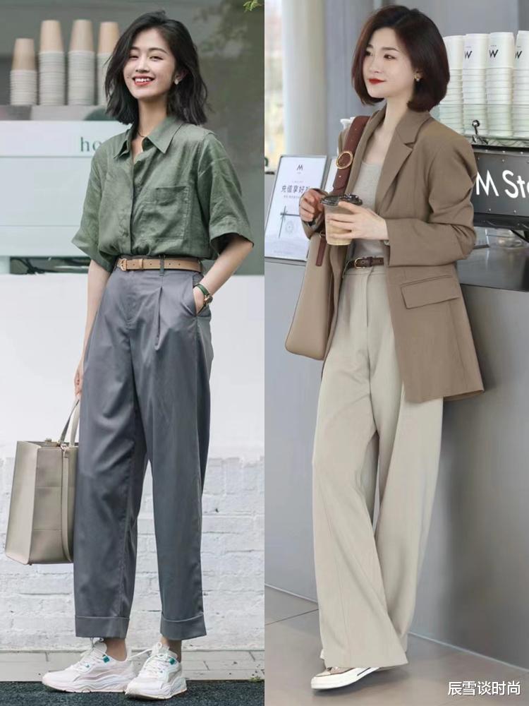 穿衣搭配|这才是“通勤装”的正确穿法，简单、时尚且一学就会，快来抄作业