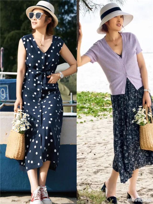 穿搭 建议中年女人，一定要拒绝：衣紧身、裙上膝、色过三，美得很高级