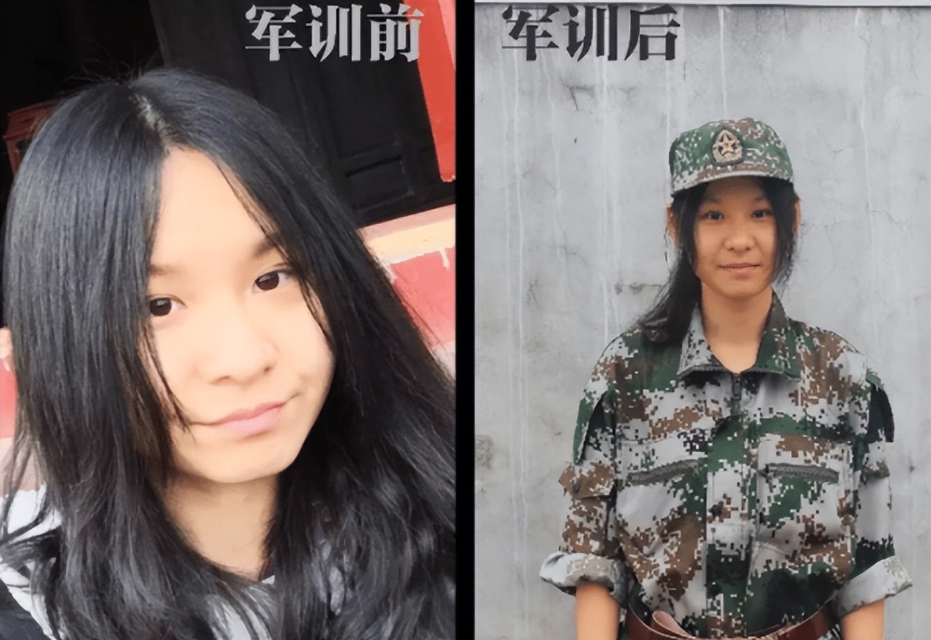 “我晒成了我奶奶”，学生军训前后对比图火了，亲妈见了都不敢认