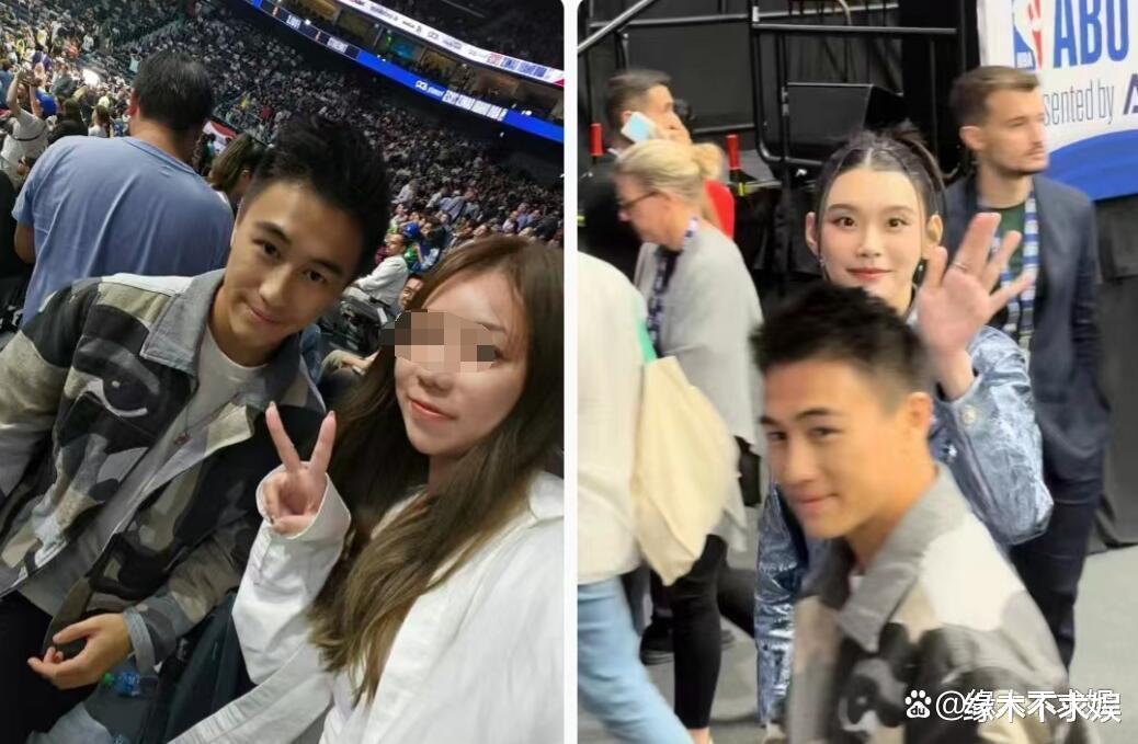 何猷君奚梦瑶迪拜被偶遇，女方比男方高10cm，被曝去迪拜买房！