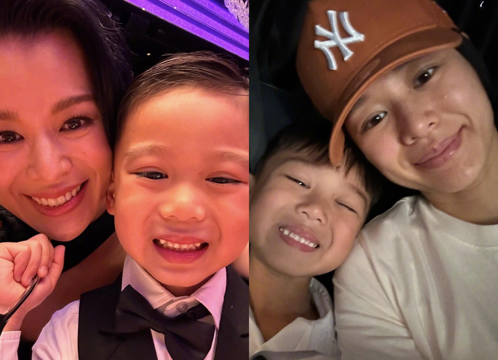 张艺凡|胡杏儿母亲节晒母子同框，个个帅气可爱，2岁幼子给妈妈表演劈叉