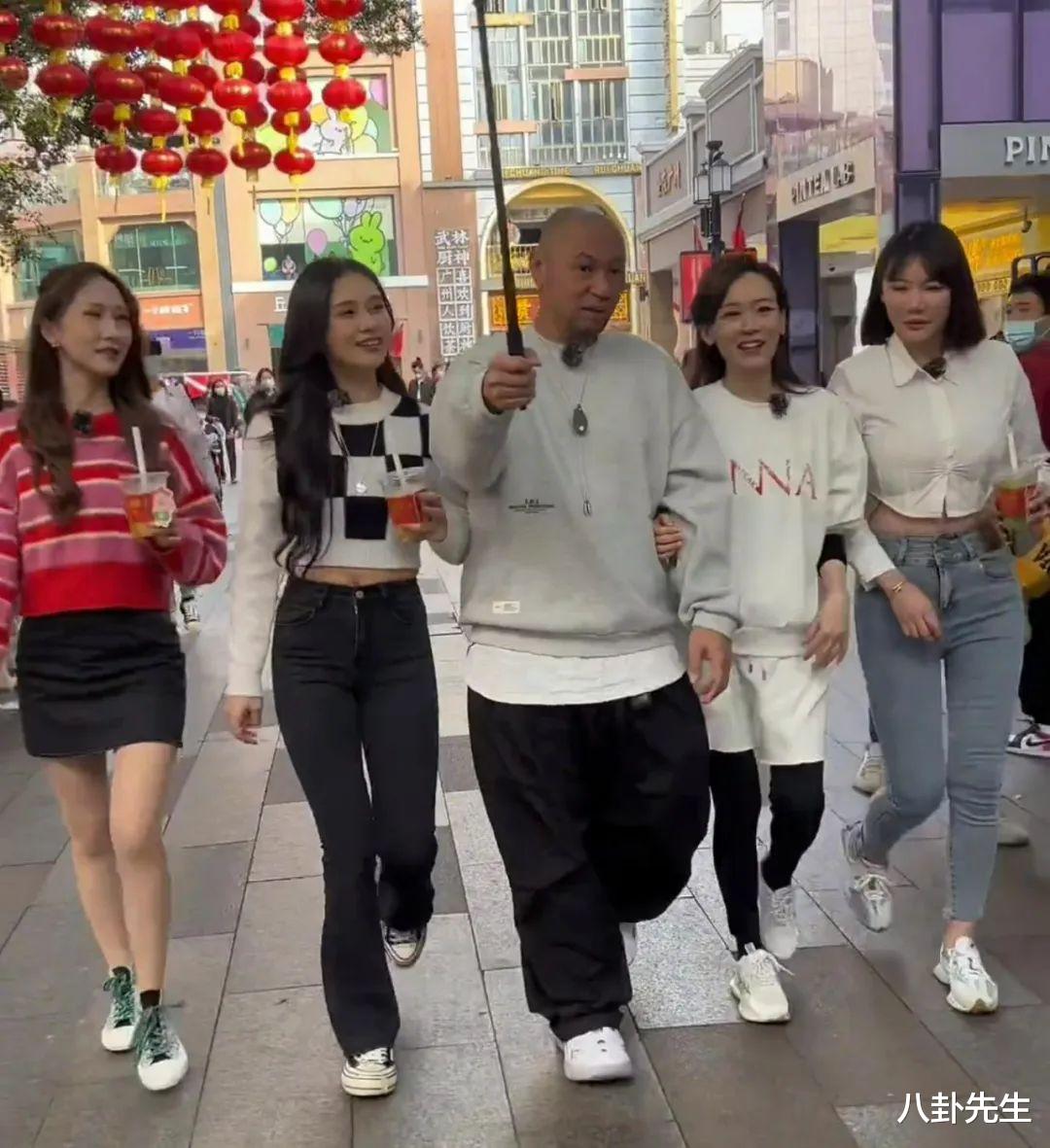 马德钟|10位港星现身广州街头：有人被吐槽不注重卫生，有人带美女齐跳舞