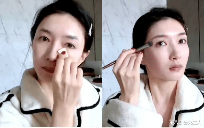 明星素颜 10位女星素颜到全妆过程，小眼变大眼，寡淡变浓颜，好真实！