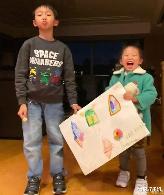 姐弟恋|姚晨久违晒儿女近照,土豆和小茉莉长大了,都长得像爸爸曹郁