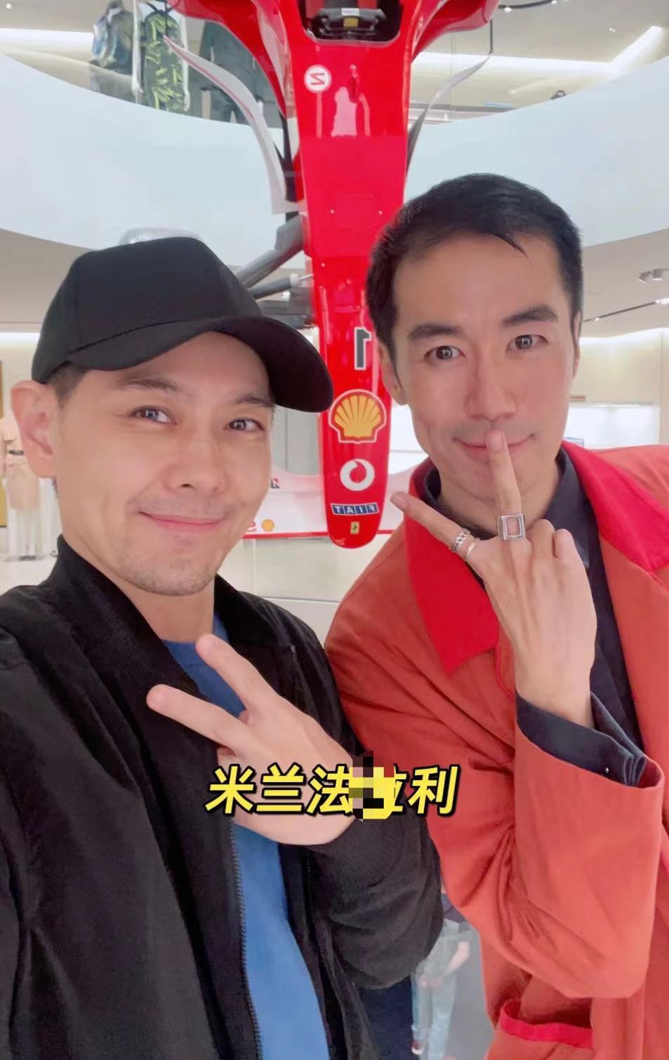 |48岁林志颖携老婆现身米兰，胡子拉碴大变样，罕曝车祸后身体近况