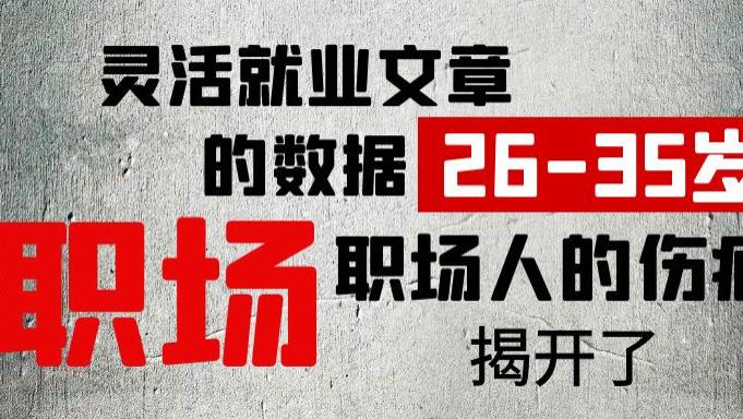 比亚迪|灵活就业文章发布后，数据揭开了26-35岁职场人的伤疤