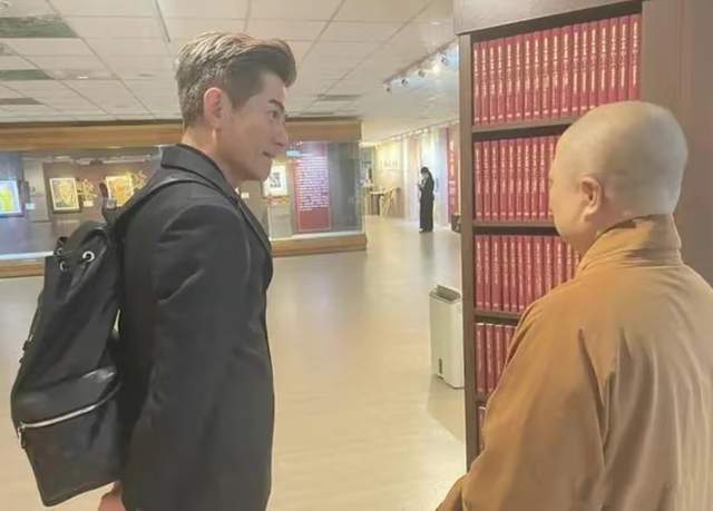 郭富城|郭富城前往台湾为活佛庆生，入佛门已22年法号曝光，曾拜佛求子