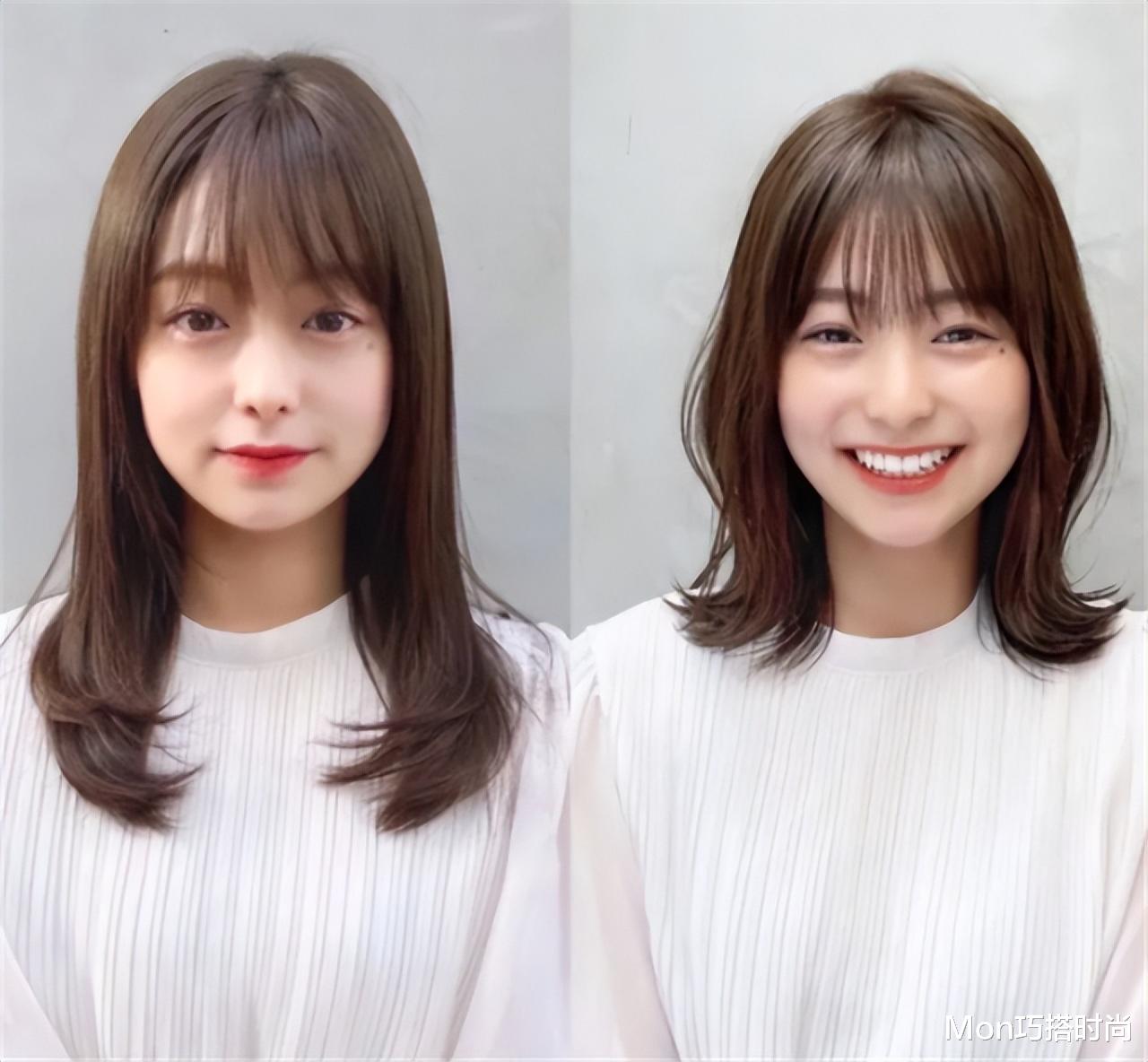 瓜子 今夏火了一种发型,叫“遮额不遮脸”,青春洋气又显脸小,好美