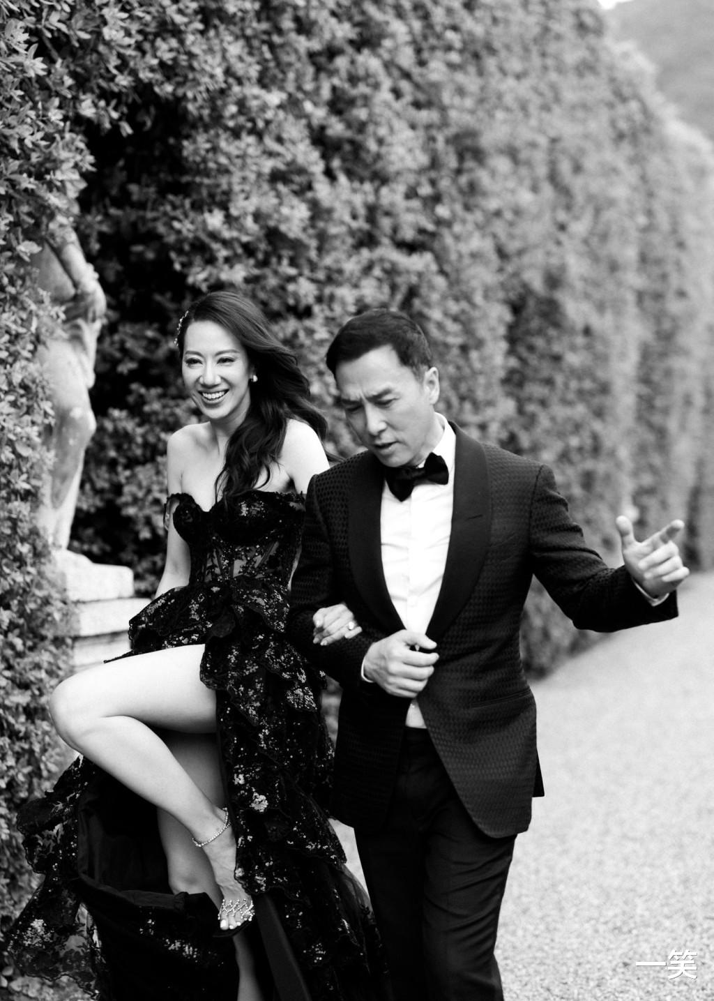 甄子丹汪诗诗补办婚礼,庆祝结婚20周年,王宝强吕良伟等众星云集