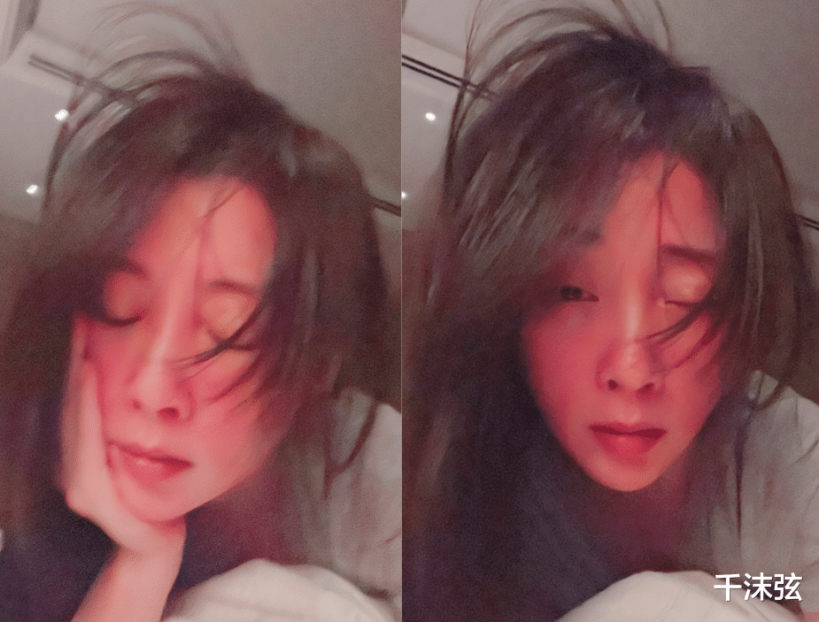 殷桃|殷桃深夜醉酒发自拍!面色潮红头发被汗浸湿,43岁单身一人