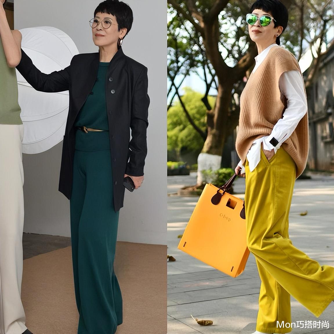 被63岁玫姨圈粉了!发不烫不染,首饰不穿金戴银,美得优雅又时髦