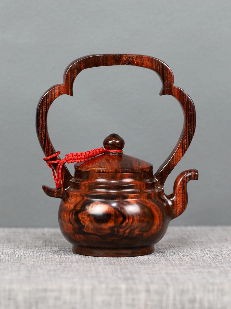 |交趾黄檀老挝大红酸枝提梁壶