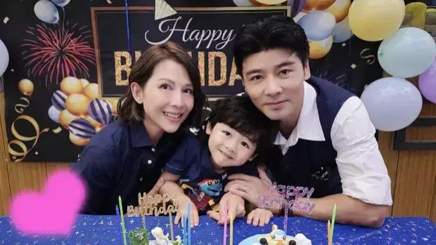 蔡少芬为儿子庆生，四年前还是个小宝宝如今已成长为小小男子汉！