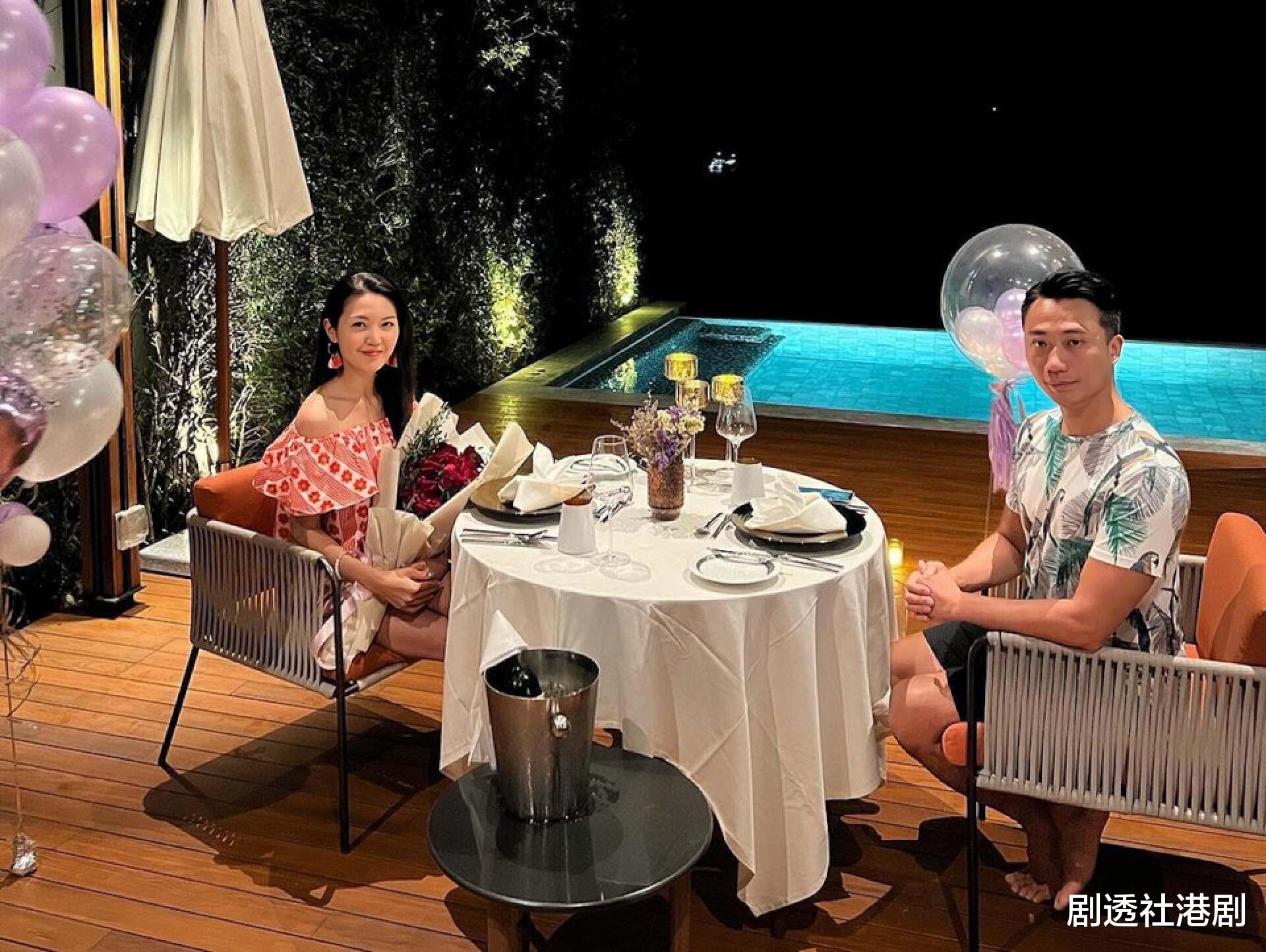 TVB知名女星晒与富商男友合照,粉碎分手传闻,不介意当后妈