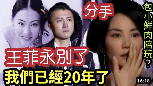 港媒曝王菲和谢霆锋分手，另结新欢似杨洋，谢霆锋：我爱了你20年