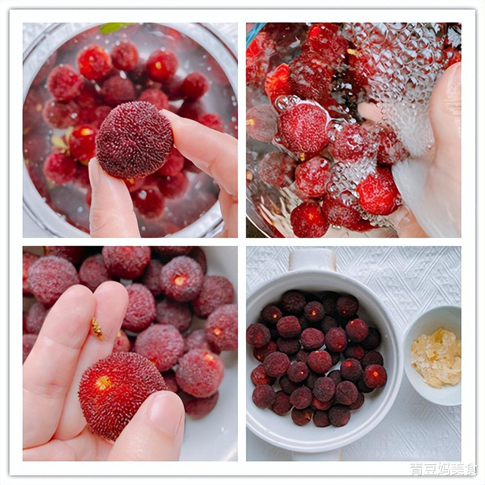 冰糖|夏天别错过杨梅罐头，2分钟学会，冰爽清甜，开胃补水，保质期久