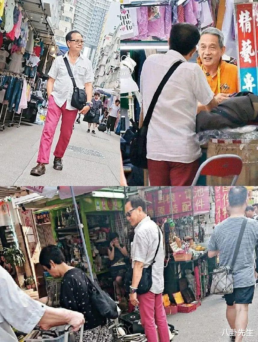 73岁亚视元老路边摊买衣服,发福明显似临产孕妇,已举家移民