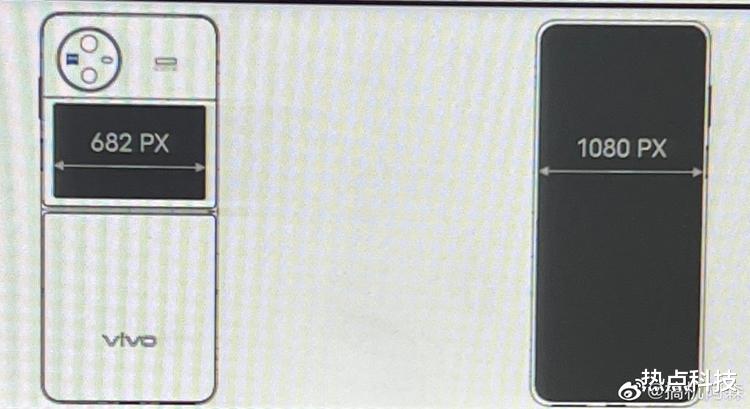 三星|疑似vivo X Flip设计草图曝光 后置双摄方案带有蔡司小蓝标