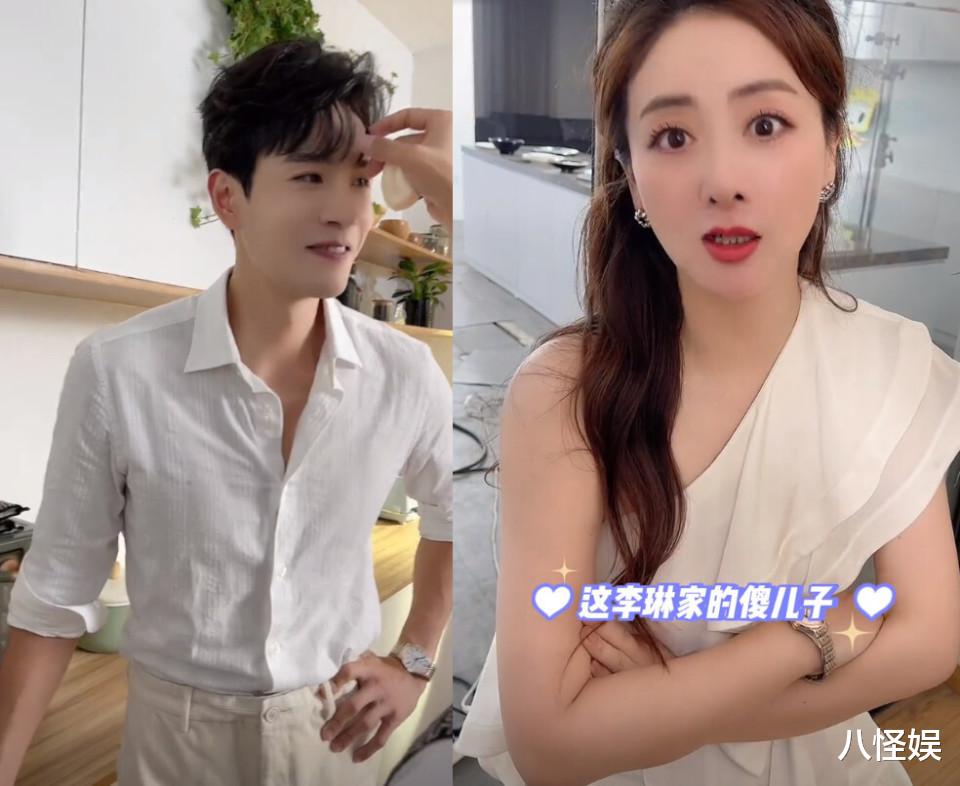 经超夫妇拍大片,43岁小李琳逆生长好美,喊小6岁老公傻儿子超甜