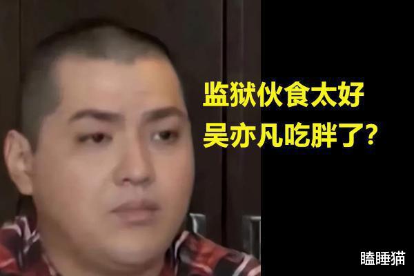 狱中吴亦凡变大叔，胖了整整20斤！