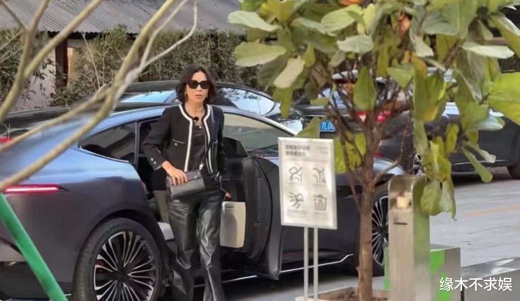 52岁朱茵和58岁刘嘉玲出席活动,外形相差大,朱茵比刘嘉玲还老了