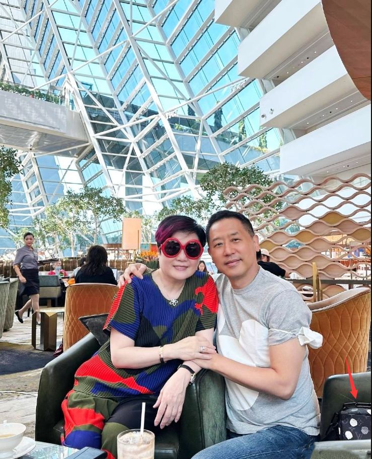 唐鹤德陈淑芬新加坡度假,狄波拉夫妇设宴招待,64岁依旧帅气十足