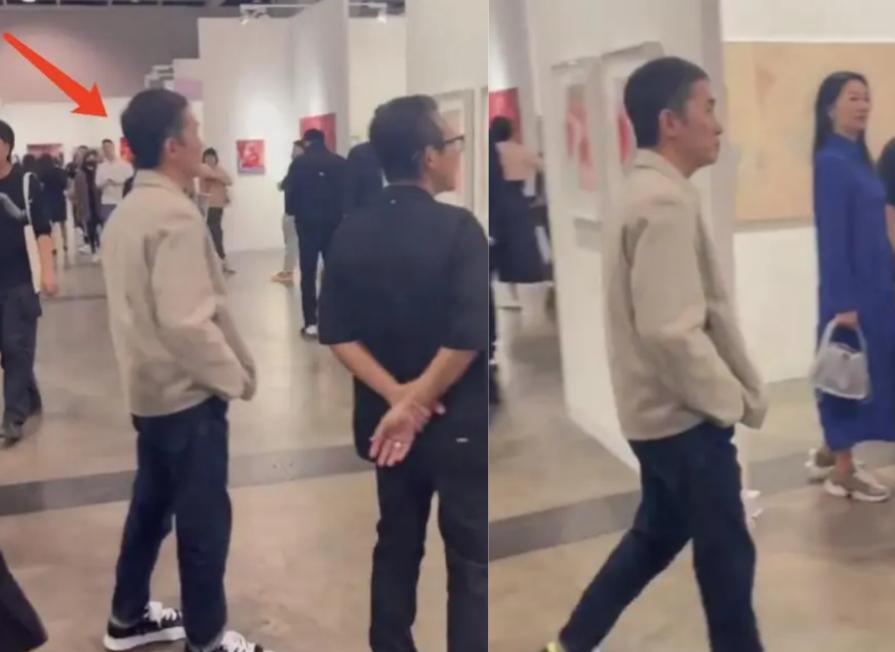 梁朝伟|梁朝伟回国夫妇合体现身,刘嘉玲穿JK裙扮嫩,58岁背影像少女