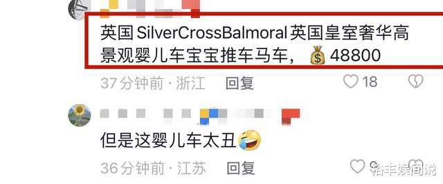 婴儿车|汤镇业太丢面！手捧鲜花为网红女儿庆满月，婴儿车价值近5万元