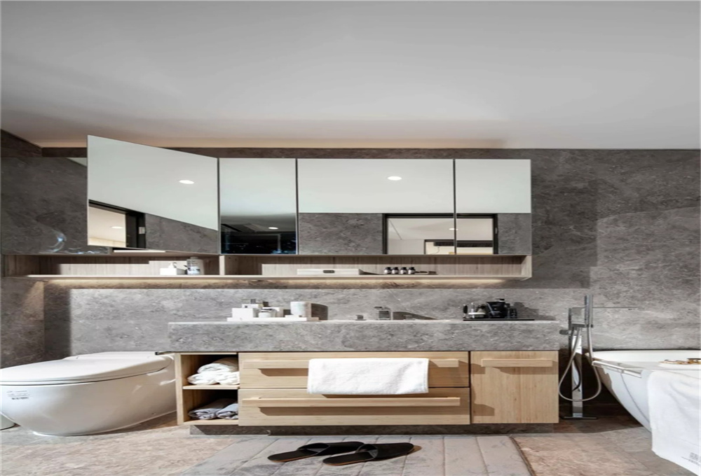 翡翠|80平现代风二居室, 将浅木揉进荼白再点缀几处翡翠绿高度和谐