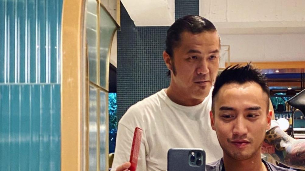 钟欣潼34岁前夫自曝头发少，公开植发治疗照，靠发型帽子遮挡秃头