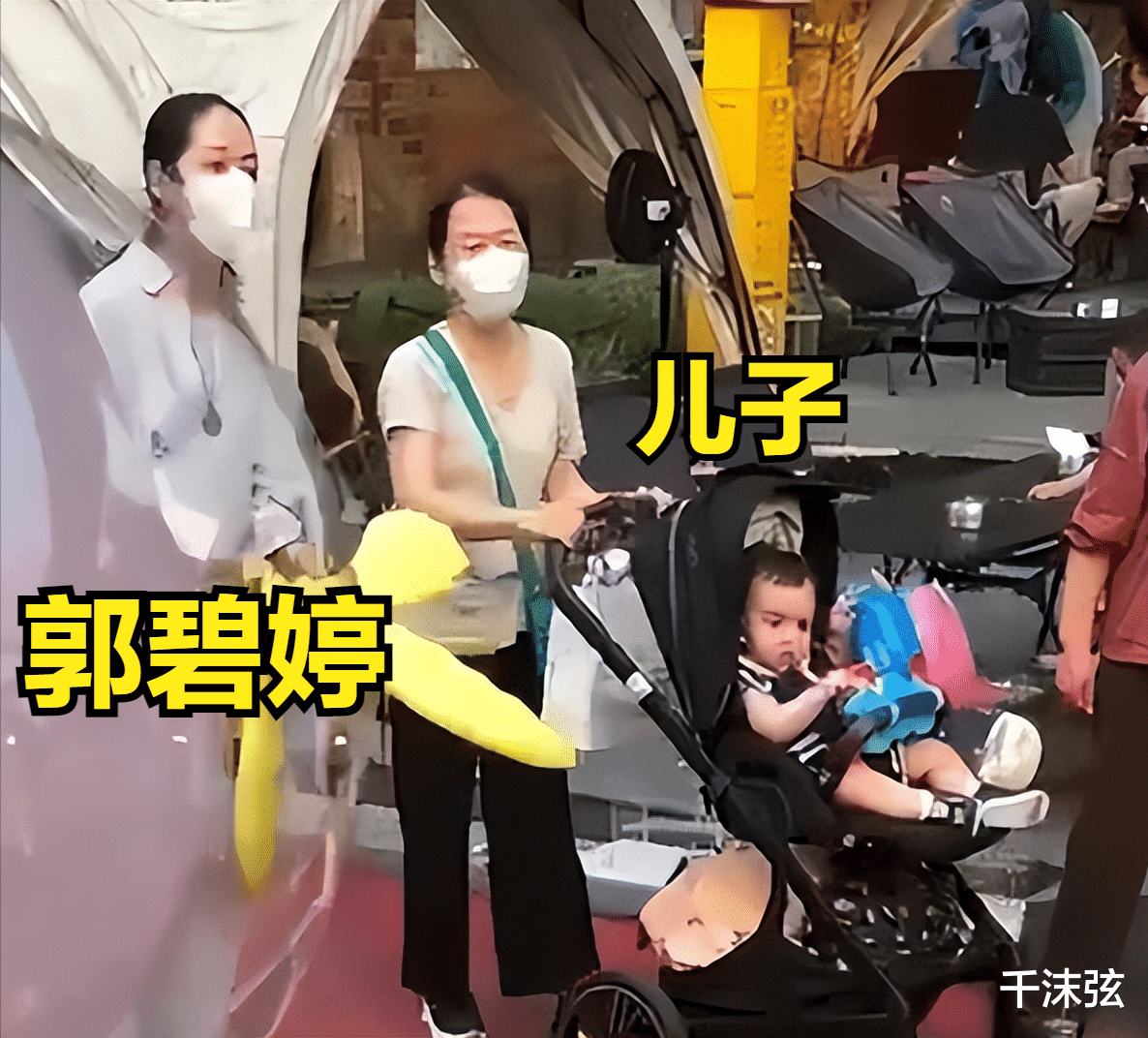 郭碧婷|郭碧婷带娃现身杭州，儿子眉毛上扬随向佐，肚圆还凸被指怀三胎