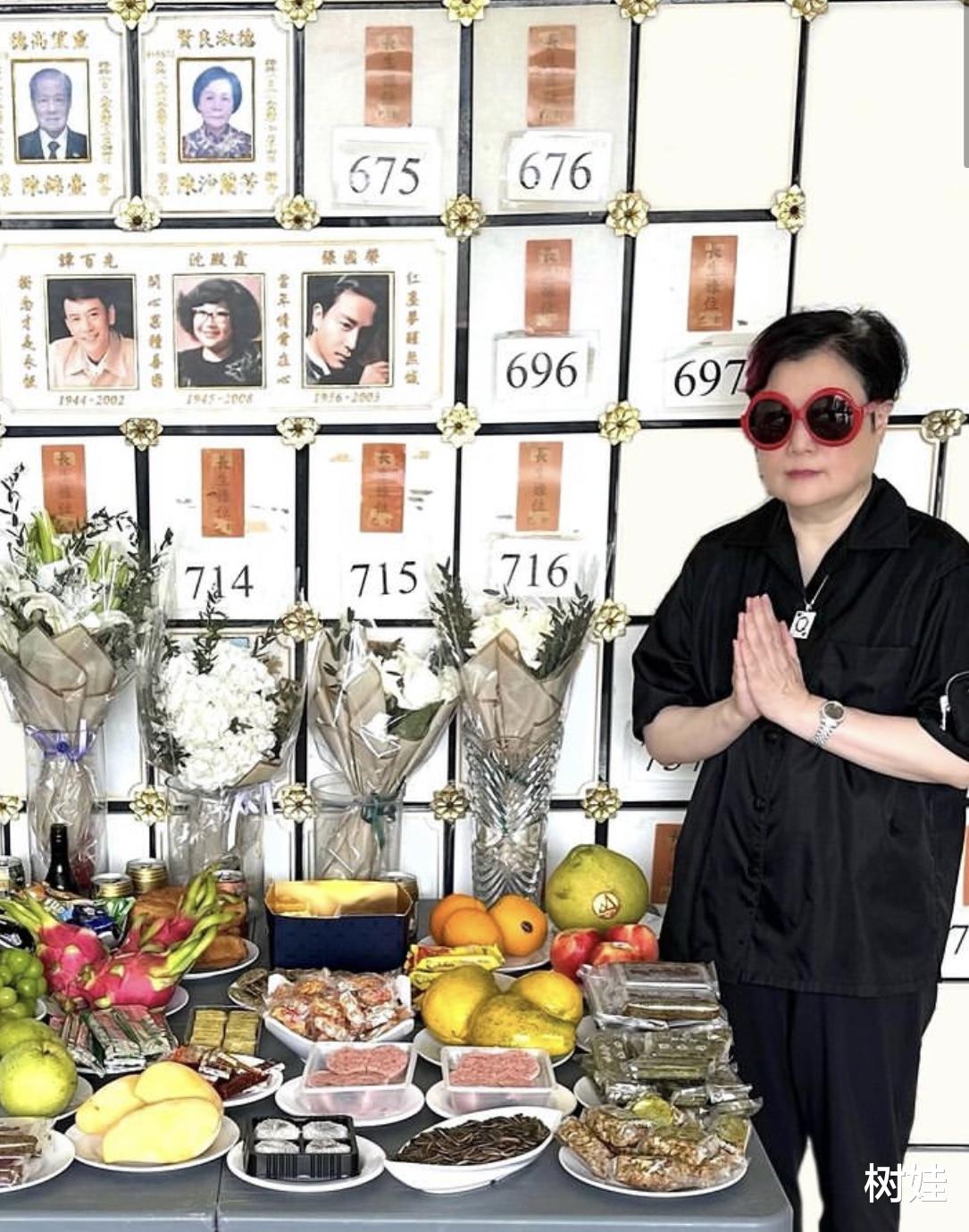 陈淑芬悼念沈殿霞78岁生忌,晒最后生日合照,连续15年拜祭很重情