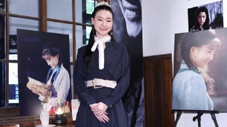 琼瑶孙女陈可嘉罕见出镜，皮肤白皙五官大气，妆容精致贵气十足