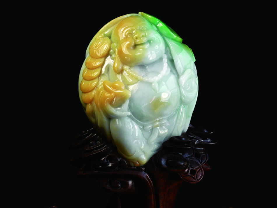 聊一聊三彩翡翠