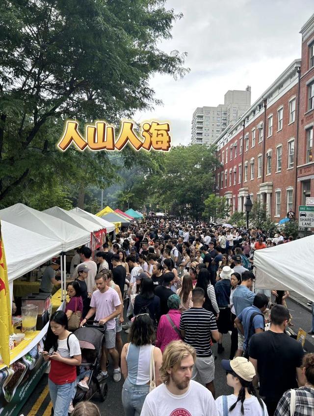 中餐|中国女网红包下美国一条街!办中华美食节,价格离谱,但老外超爱