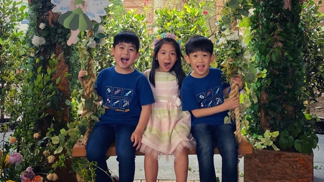 林志颖双胞胎儿子近照曝光，一胖一瘦，基因完美复刻林志颖