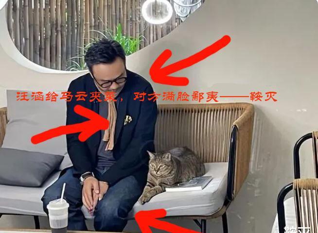 |汪涵给马云夹菜,对方满脸鄙夷