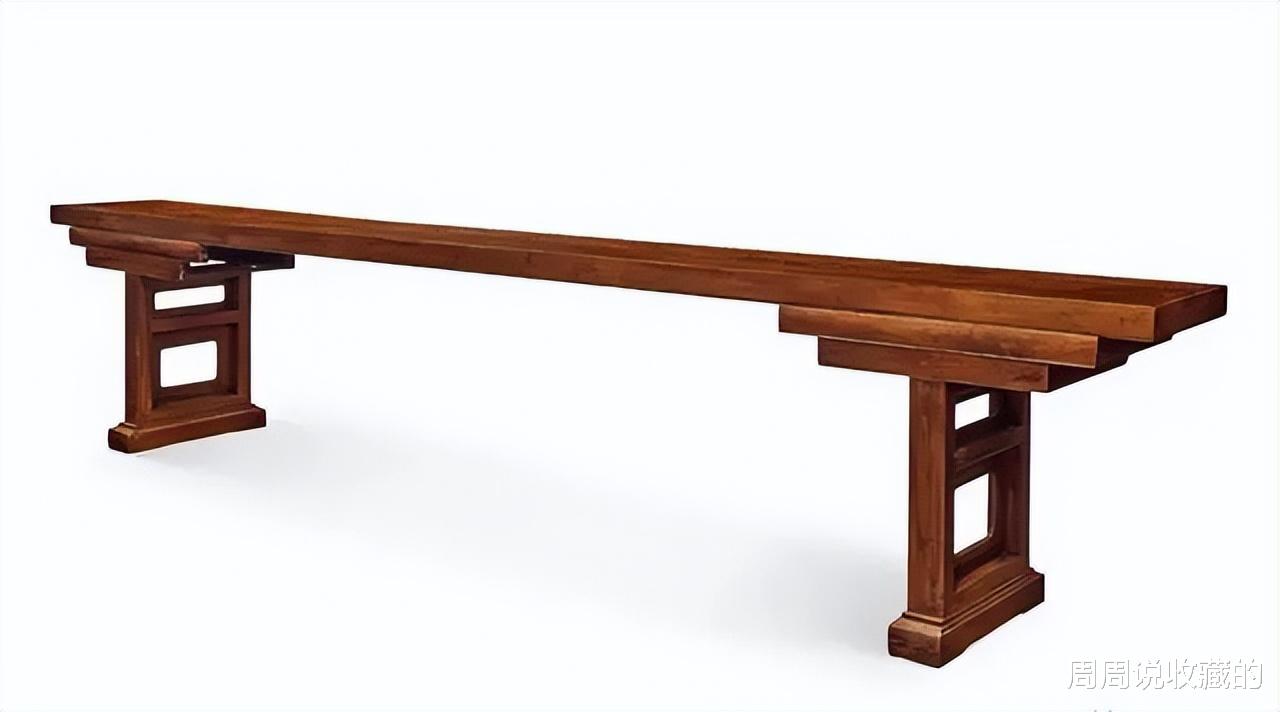 海南黄花梨|4200万，海南黄花梨嵌云石平头案落锤