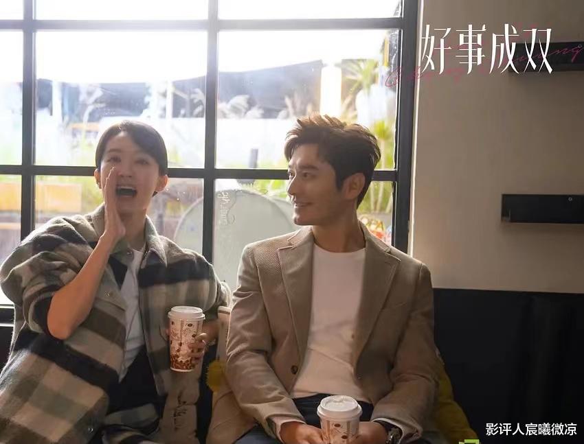 同样与黄晓明演情侣,张小斐、袁泉对比,差异很明显