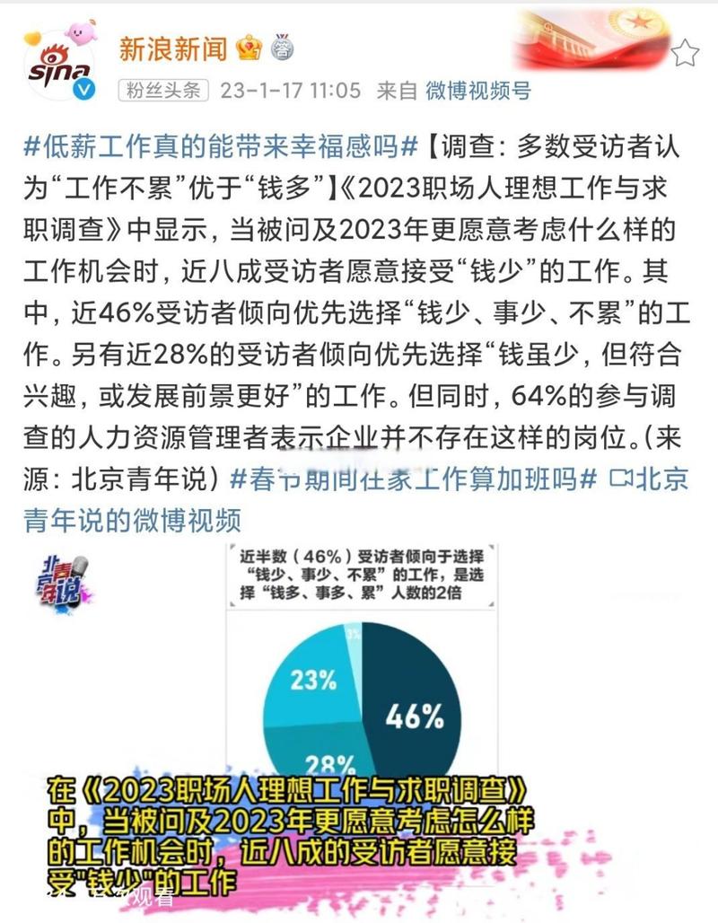 年轻人追求舒适生活,宁愿低薪也要幸福