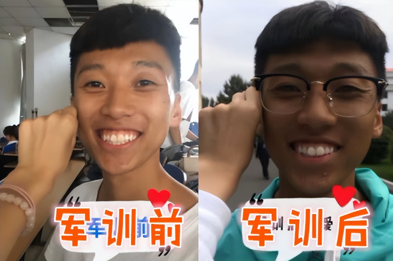 “我晒成了我奶奶”，学生军训前后对比图火了，亲妈见了都不敢认