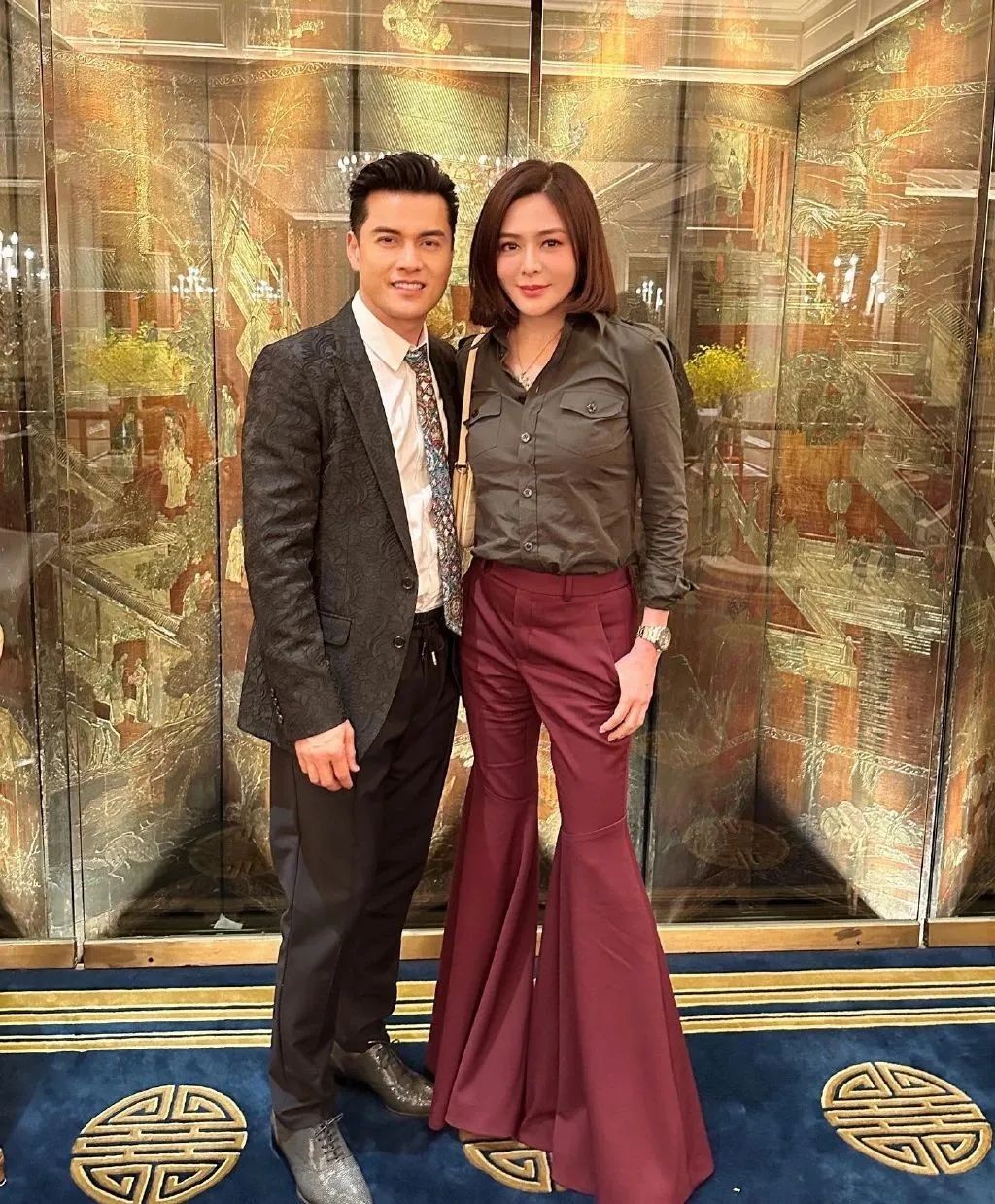 吕良伟|67岁吕良伟和60岁关之琳的同框照,彻底让我怀疑人生了