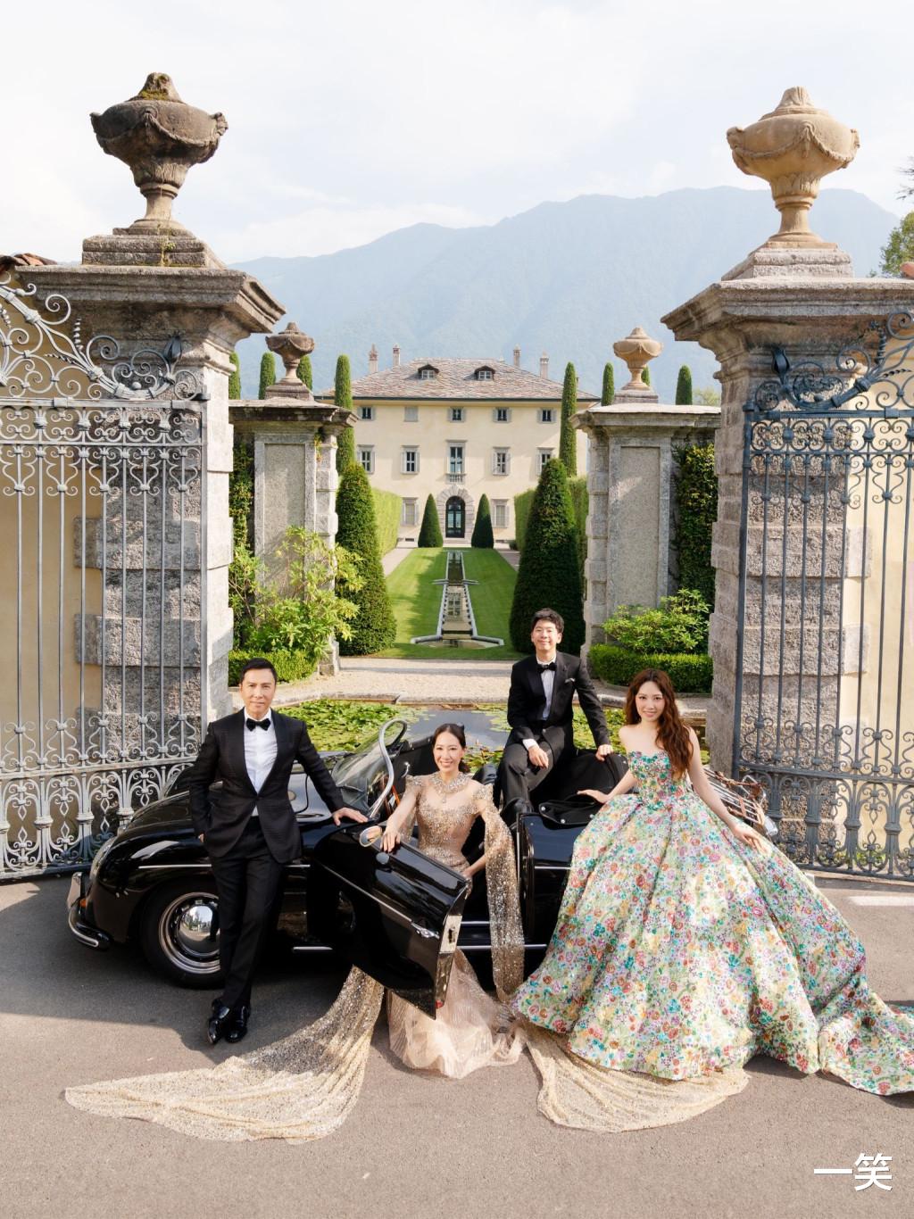 甄子丹汪诗诗补办婚礼,庆祝结婚20周年,王宝强吕良伟等众星云集