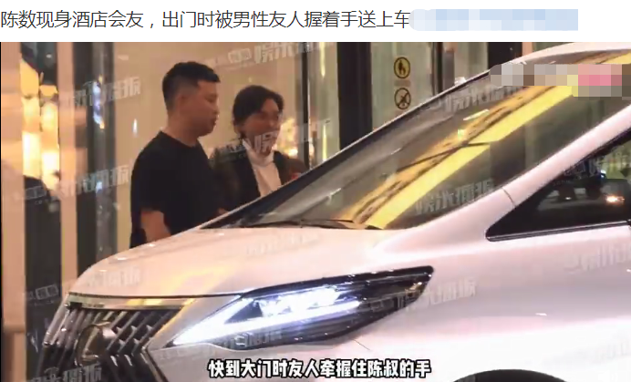 陈数|各玩各的?陈数与鲜肉男酒店被拍,十指紧扣亲密热聊,疑报复老公