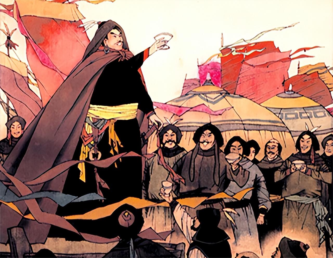 公元942年,石敬瑭撒手人寰,他的养子石重贵即位后,不愿意再向辽国称