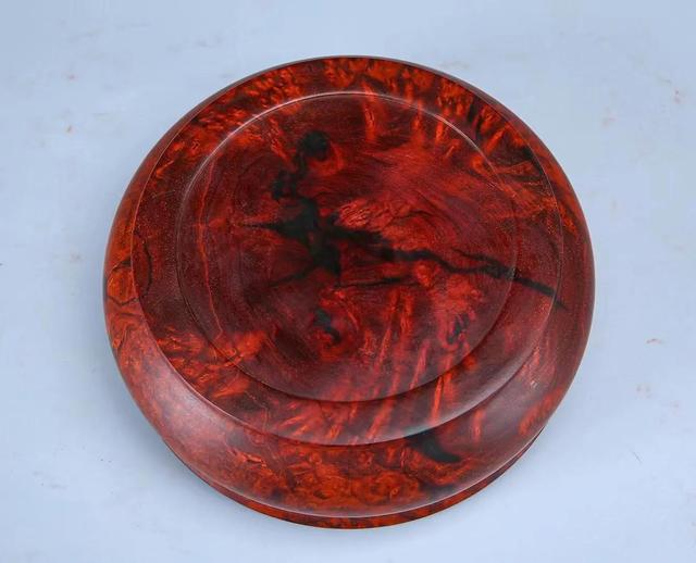 小叶紫檀|纹如火，瘤疤生！小叶紫檀满瘤疤聚宝罐/首饰盒