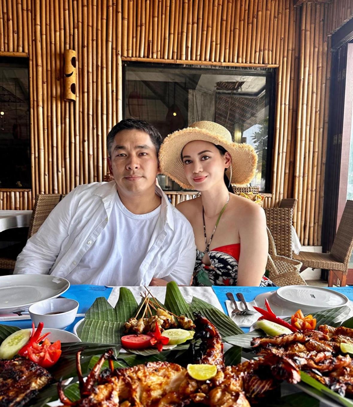 林恬儿打扮贵气为丈夫庆生,在自家的新餐厅办派对,夫家资产200亿