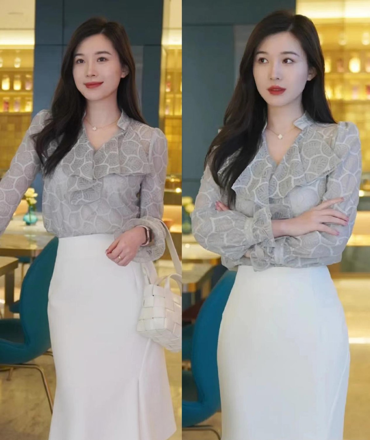 西装|夏季通勤装这么穿很提气质，简单洋气又显质感，越看越高级