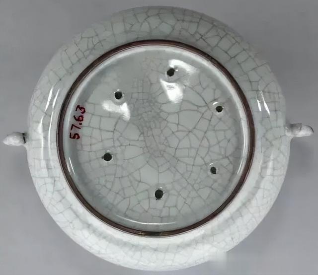 官窑|贾宝国一真一假说瓷器(X121-仿宋官窑香炉)